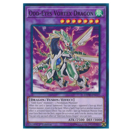 Yu-Gi-Oh! - Legendary Dragon Decks - Odd-Eyes Vortex Dragon (Common) LEDD-ENC27