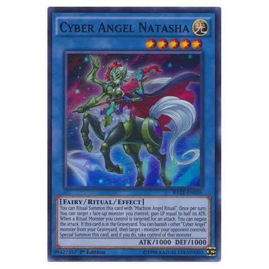 Yu-Gi-Oh! - Raging Tempest - Cyber Angel Natasha (Super Rare) RATE-EN036