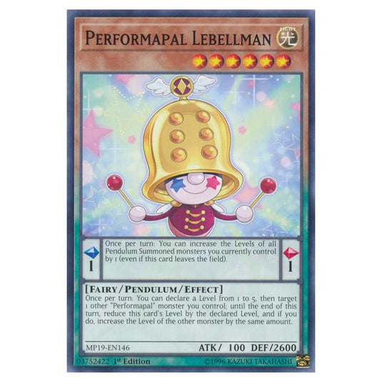 Yu-Gi-Oh! - 2019 Gold Sarcophagus Tin Mega Pack - Performapal Lebellman (Common) MP19-EN146