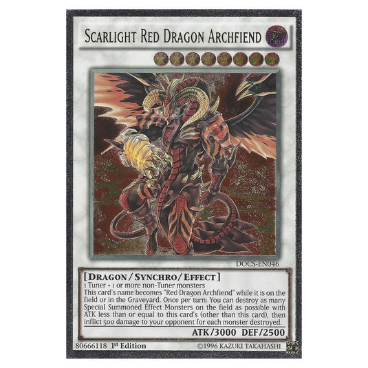 Yu-Gi-Oh! - Dimension of Chaos - Scarlight Red Dragon Archfiend (Ultimate Rare) DOCS-EN046