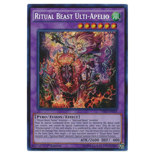 Yu-Gi-Oh! - The Secret Forces - Ritual Beast Ulti-Apelio (Secret Rare) THSF-EN028