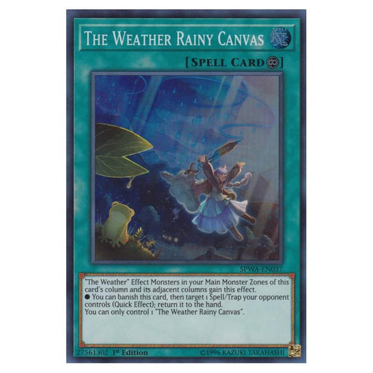 Yu-Gi-Oh! - Spirit Warriors - The Weather Rainy Canvas (Super Rare) SPWA-EN037