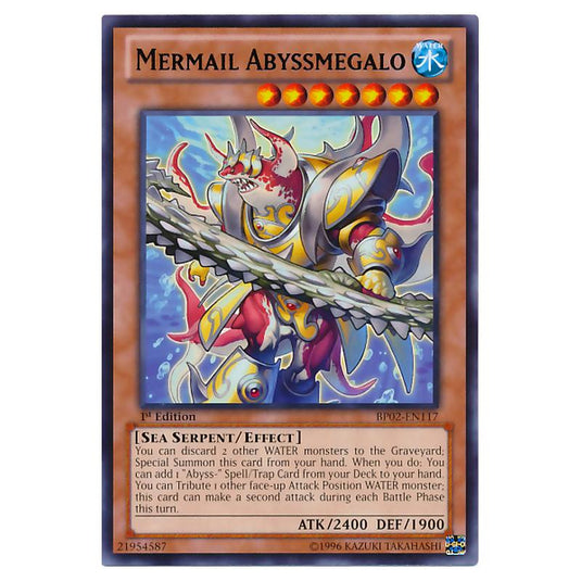 Yu-Gi-Oh! - Battle Pack 2 - War of the Giants - Mermail Abyssmegalo (Rare) BP02-EN117