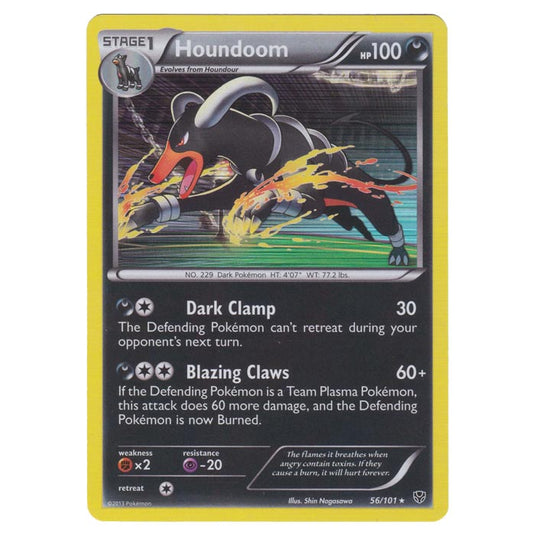 Pokemon - Black & White - Plasma Blast - Houndoom - 56/101
