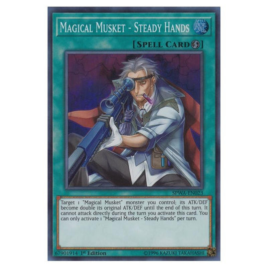 Yu-Gi-Oh! - Spirit Warriors - Magical Musket - Steady Hands (Super Rare) SPWA-EN023