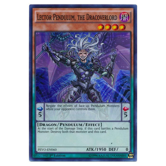 Yu-Gi-Oh! - Pendulum Evolution - Lector Pendulum, the Dracoverlord (Super Rare) PEVO-EN060