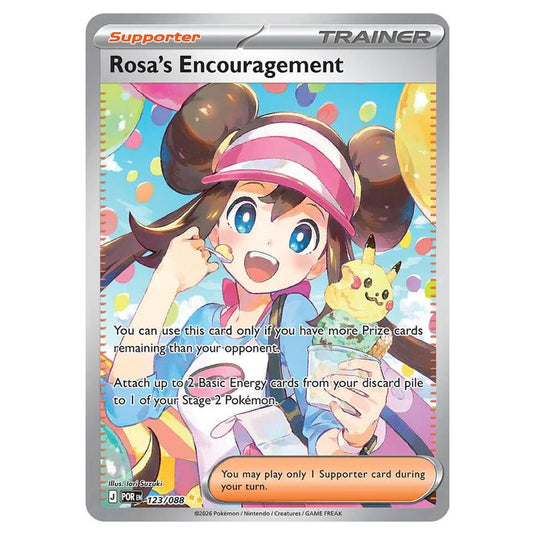 Pokemon - Mega Evolution - Perfect Order - Rosa's Encouragement - 123/088