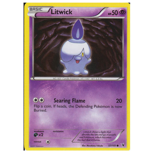 Pokemon - Black & White - Noble Victories - Litwick 57/101