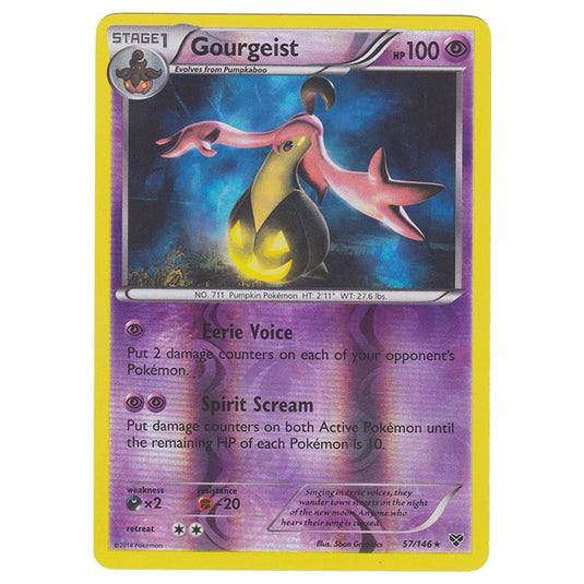Pokemon - XY Base Set - (Reverse Holo) Gourgeist - 57/146