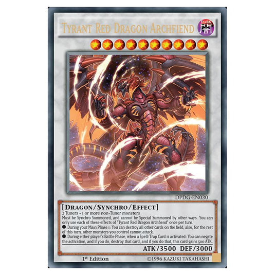 Yu-Gi-Oh! - Duelist Pack - Dimensional Guardians - Tyrant Red Dragon Archfiend (Ultra Rare) DPDG-EN030