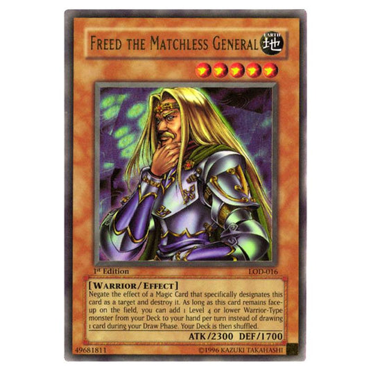 Yu-Gi-Oh! - Legacy of Darkness - Freed the Matchless General (Ultra Rare) LOD-016