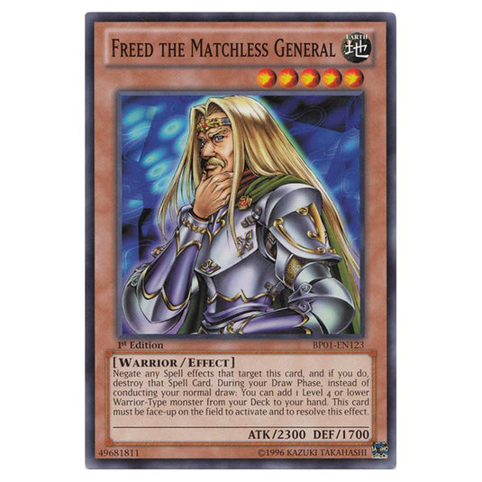 Yu-Gi-Oh! - Battle Pack - Epic Dawn - Freed the Matchless General (Common) BP01-EN123