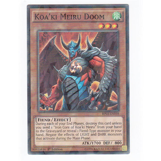 Yu-Gi-Oh! - Battle Pack 3 - Koa'ki Meiru Doom - 58/237 (Foil)