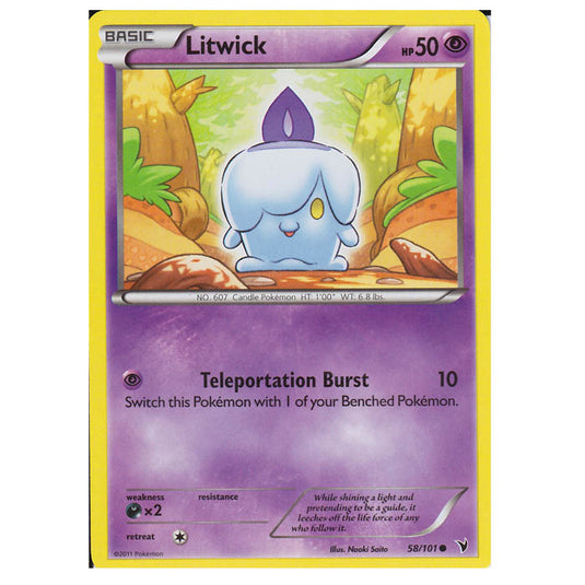 Pokemon - Black & White - Noble Victories - Litwick 58/101