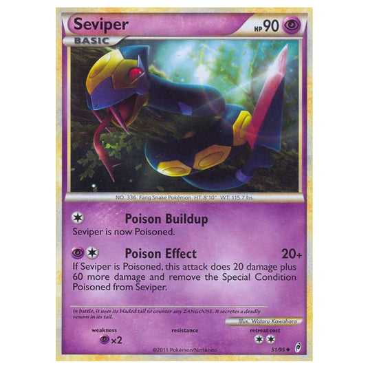 Pokemon - Call of Legends - Seviper 51/95