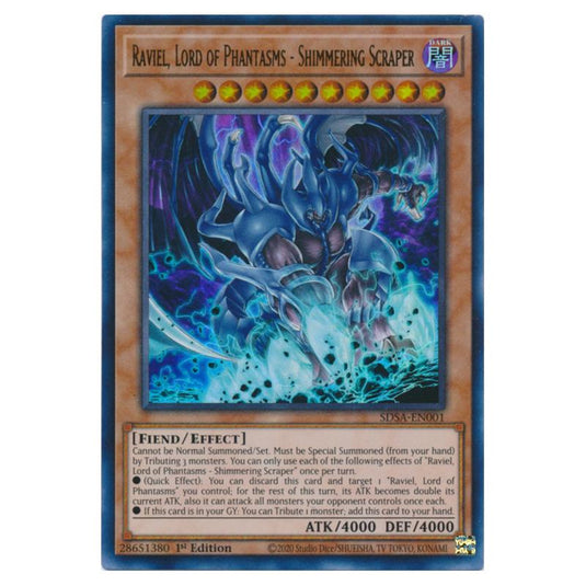 Yu-Gi-Oh! - Structure Deck - Sacred Beasts - Raviel, Lord of Phantasms - Shimmering Scraper (Ultra Rare) SDSA-EN001