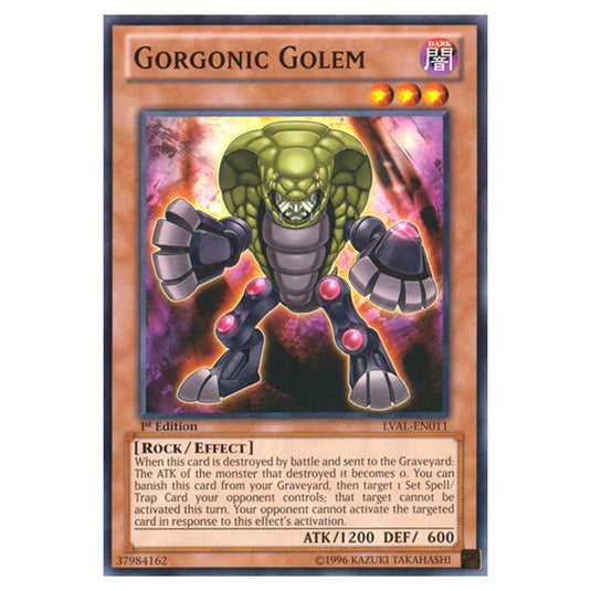 Yu-Gi-Oh! - Legacy of the Valiant - Gorgonic Golem (Common) LVAL-EN011