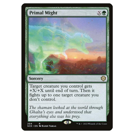 Magic the Gathering - Starter Commander Decks - Primal Might - 204