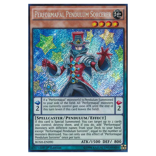 Yu-Gi-Oh! - Breakers of Shadow - Performapal Pendulum Sorcerer (Secret Rare) BOSH-EN090