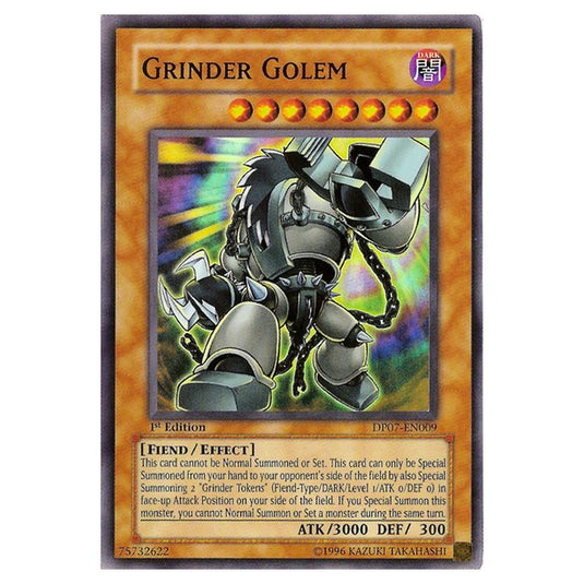 Yu-Gi-Oh! - Duelist Pack - Jesse Anderson - Grinder Golem (Super Rare) DP07-EN009