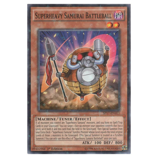 Yu-Gi-Oh! - Star Pack Battle Royal - Superheavy Samurai Battleball (Starfoil Rare) SP17-EN011