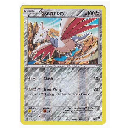Pokemon - XY Phantom Forces - (Reverse Holo) - Skarmory - 59/119