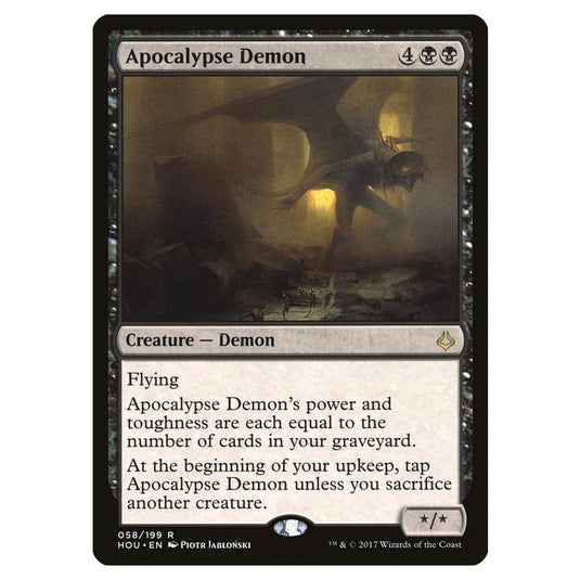 Magic the Gathering - Hour of Devastation - Apocalypse Demon - 58/199