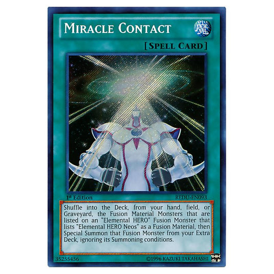 Yu-Gi-Oh! - Return of the Duelist - Miracle Contact (Secret Rare) REDU-EN093