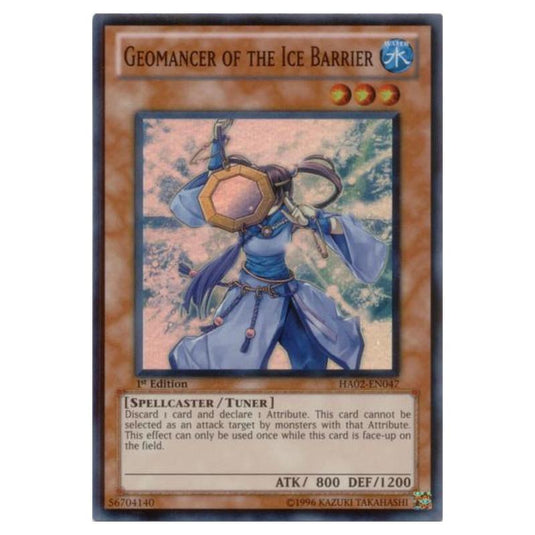 Yu-Gi-Oh! - Hidden Arsenal 2 - Geomancer of the Ice Barrier (Super Rare) HA02-EN047