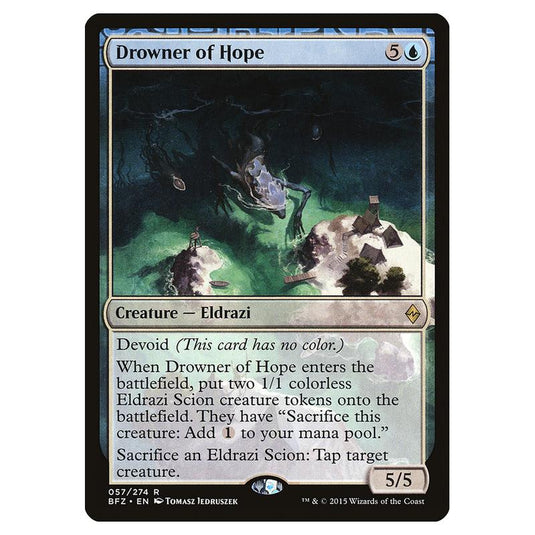 Magic The Gathering - Battle For Zendikar - Drowner Of Hope - 57/274