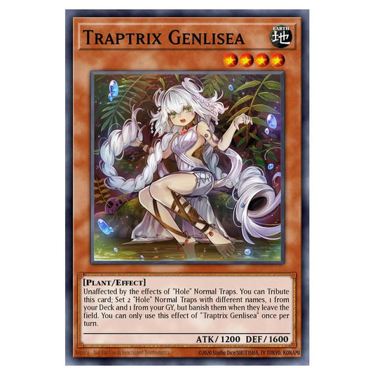 Yu-Gi-Oh! - Structure Deck - Beware of Traptrix - Traptrix Genlisea (Common) SDBT-EN007