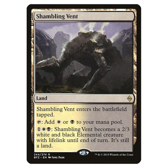 Magic The Gathering - Battle For Zendikar - Shambling Vent - 244/274