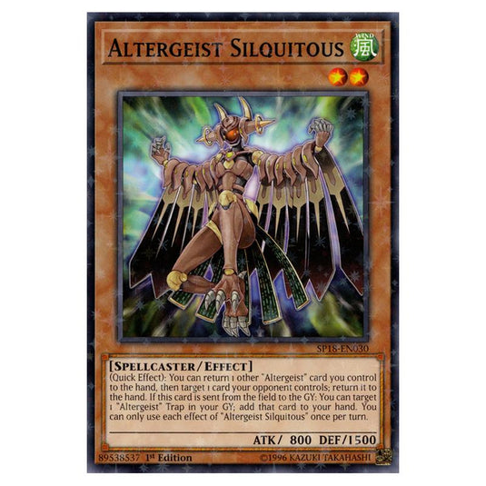 Yu-Gi-Oh! - Star Pack VRAINS - Altergeist Silquitous (Starfoil) SP18-EN030