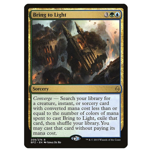 Magic The Gathering - Battle For Zendikar - Bring To Light - 209/274 (Foil)