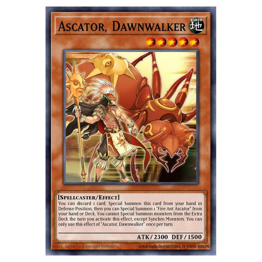 Yu-Gi-Oh! - Structure Deck - The Crimson King - Ascator, Dawnwalker (Common) SDCK-EN021
