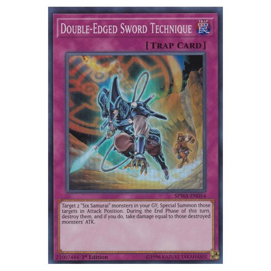 Yu-Gi-Oh! - Spirit Warriors - Double-Edged Sword Technique (Super Rare) SPWA-EN054