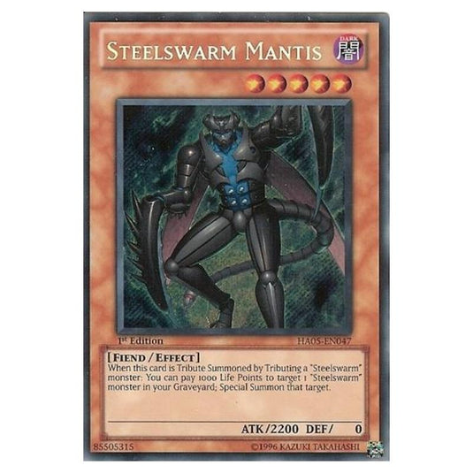Yu-Gi-Oh! - Hidden Arsenal 5 - Steelswarm Invasion - Steelswarm Mantis (Secret Rare) HA05-EN047