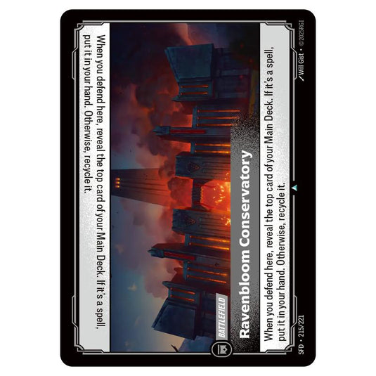Riftbound: League of Legends TCG - Spiritforged - Ravenbloom Conservatory - 215/221