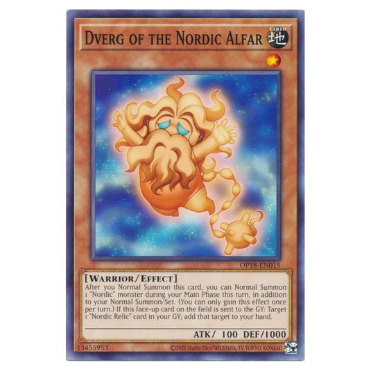 Yu-Gi-Oh! - OTS Tournament Pack 18 - Dverg of the Nordic Alfar (Common) OP18-EN015