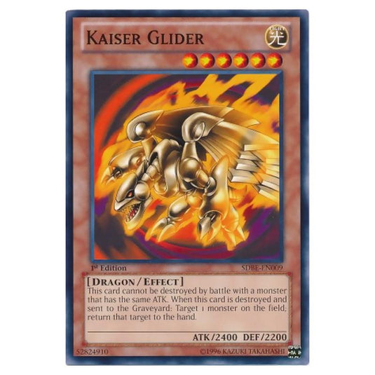 Yu-Gi-Oh! - Saga of Blue-Eyes White Dragon Structure Deck - Kaiser Glider (Common) SDBE-EN009
