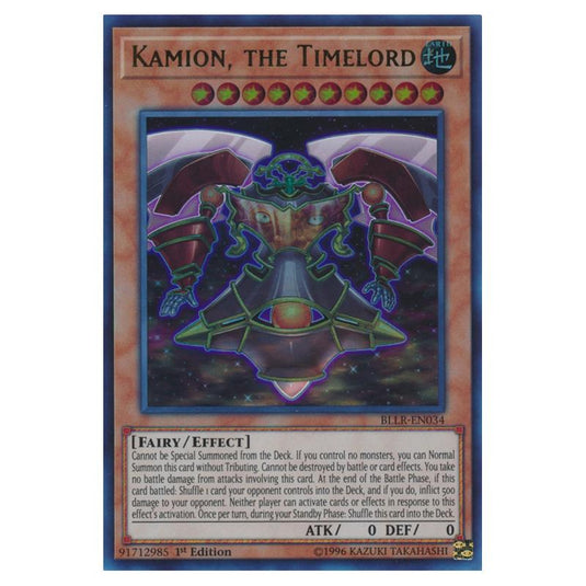 Yu-Gi-Oh! - Battles of Legend - Light's Revenge - Kamion, the Timelord (Ultra Rare) BLLR-EN034