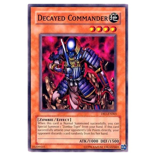 Yu-Gi-Oh! - Dark Revelation Volume 1 - Decayed Commander (Common) DR1-EN065