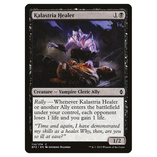 Magic The Gathering - Battle For Zendikar - Kalastria Healer - 114/274