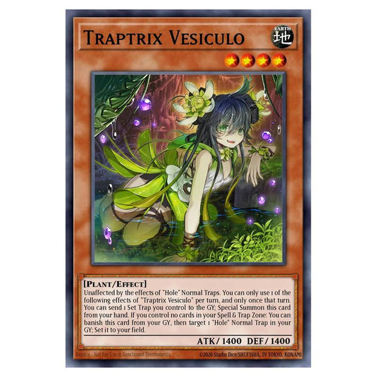 Yu-Gi-Oh! - Structure Deck - Beware of Traptrix - Traptrix Vesiculo (Common) SDBT-EN008