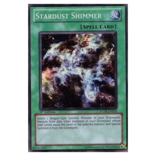 Yu-Gi-Oh! - Storm of Ragnarok - Stardust Shimmer (Super Rare) STOR-EN055