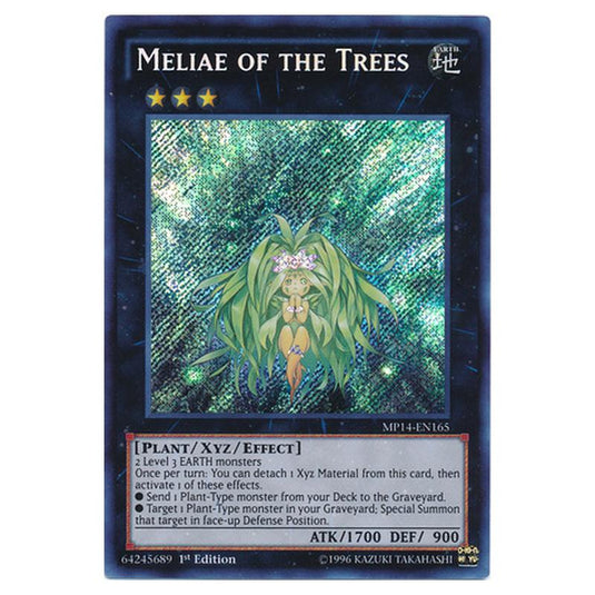 Yu-Gi-Oh! - 2014 Mega-Tin Mega Pack - Meliae of the Trees (Secret Rare) MP14-EN165