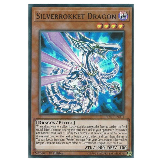 Yu-Gi-Oh! - Structure Deck - Rokket Revolt - Silverrokket Dragon (Super Rare) SDRR-EN001