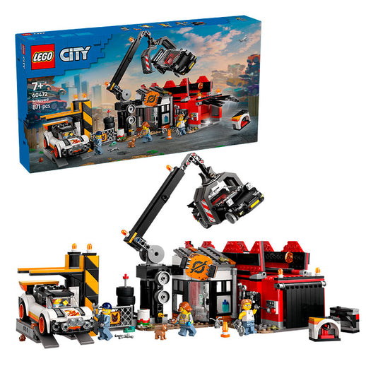 Lego - City - Scrapyard with Cars #60472