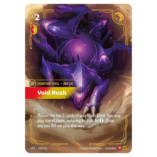 Riftbound: League of Legends TCG - Spiritforged - Void Rush - 188/221