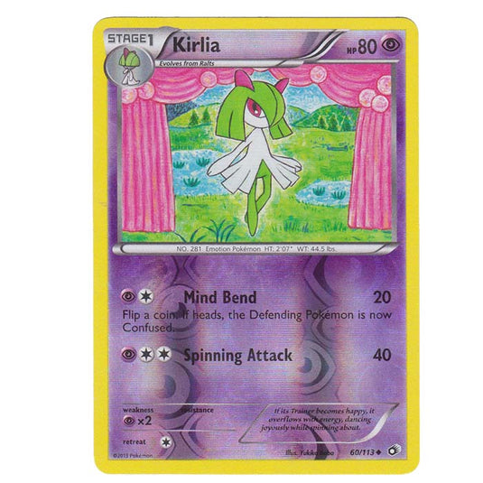 Pokemon - Black & White - Legendary Treasures - (Reverse Holo) Kirlia - 60/113